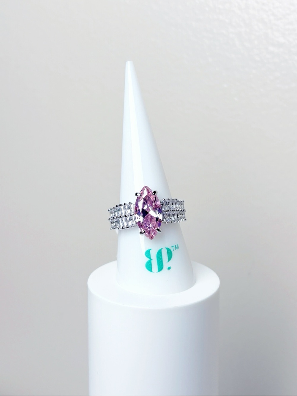 New Bomb Party Wandering Silver Skies Ring Size 9 RG94193